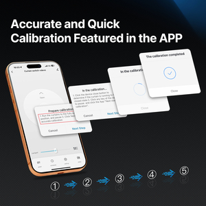 แผงม่านอัจฉริยะ ZigBee ลายขนนก Moes Tuya แผงสัมผัสป้องกันแสงสะท้อนทำงานได้กับ Alexa Google Home - Product Image 5