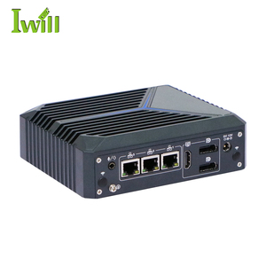 Mini PC mince sans ventilateur J6412 DDR4 128 Go de RAM 6*USB 2*2.5G LAN pour l'éducation industrielle N1121 N1121 - Product Image 2