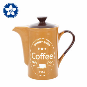 Eco-friendly Pot Ceramic <strong>Teapot</strong> and <strong>Cup</strong> in <strong>One</strong> Ceramic Arabic Coffee - Product Image 1