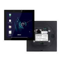 Controlador Central Inteligente con Pantalla Táctil Integrada de 4'' IPS para Automatización del Hogar, Compatible con Android 11 y Linux