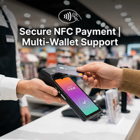Terminal de paiement mobile intelligent à prix d'usine avec imprimante thermique Bluetooth USB et logiciel Android 13.0