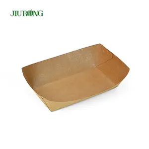 Disposable Sushi Boat Wooden Boat Serving Tray Sushi Tray Food Container Wood Bowl Cake Tool