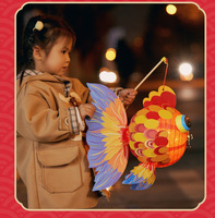 Lampe Dragon en Papier Faite Main DIY avec Lumières LED, Thème Festival Chinois, Jouet Éducatif pour Enfants de 5 à 7 Ans