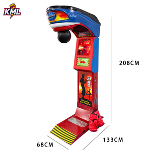 Máquina de Boxeo Nueva, Máquina de Boxeo Electrónica que Funciona con Monedas, Máquina de Juego de Boxeo Ultimate Big Punch con Ranura para Billetes - Product Image 4