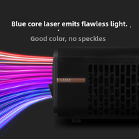 Projecteur laser BenQ AK700ST 4000 lumens ANSI 4K UHD à courte focale DLP 3D 240Hz HDR USB pour simulation de golf professionnelle et home cinéma