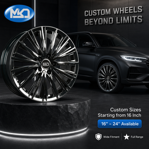 Rodas de Liga Forjada MSD com Preço Competitivo para Carros Esportivos, Concavas, Cromadas, Forjadas com Alta Resistência - Product Image 2