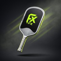 FX Original 1.1 Logo Uzun Saplı Pickleball Raketi 16mm Köpük Özlü Asla Kırılmaz Gen 5 Köpük İç Yüzey Karbon Fiber Yüzey