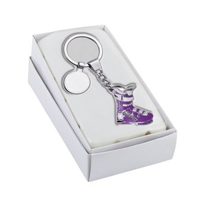 Llavero con Forma de Bota de Esquí Morada para Accesorios de Deportes de Invierno - Product Image 2