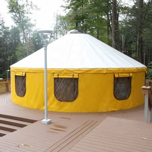 Cadre en bois anticorrosion tente de yourte étanche mongole Ger pour camping en plein air boîtier résistant au vent - Product Image 5