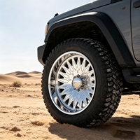 Jantes en alliage forgé personnalisées SL 22x12 24x14 26x14 26x16 8x165.1 6x139.7 8x170 8x180 Finition polie Jantes à fond profond pour Ford F-150