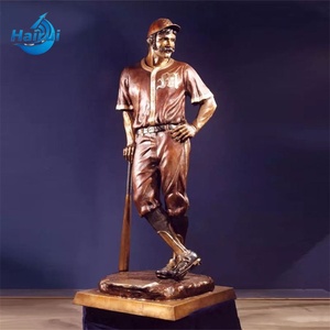 Sculpture en bronze de la légendaire star du baseball <span class=keywords><strong>Jackie</strong></span> <span class=keywords><strong>Robinson</strong></span>, statue en métal - Product Image 5