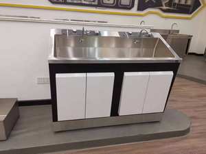 Évier stérilisé commercial en acier inoxydable VICTORY éviers en inox pour laboratoire ou autres fournitures d'hôpital pour hôtels et restaurants - Product Image 6