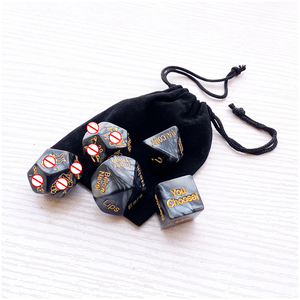 Ensemble de dés érotiques lumineux romantiques de 5 pièces, jeu de position coquine <span class=keywords><strong>pour</strong></span> les fêtes, cadeaux <span class=keywords><strong>pour</strong></span> les couples - Product Image 6