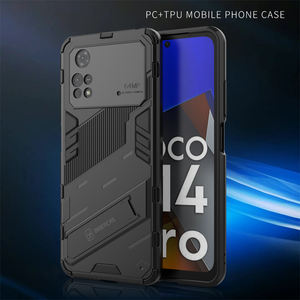 <span class=keywords><strong>Coque</strong></span> de téléphone M4 Pro 4G à la mode, Style Punk, béquille, antichoc, <span class=keywords><strong>Coque</strong></span> arrière, <span class=keywords><strong>Poco</strong></span> M4 Pro, armure - Product Image 6