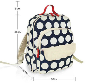 Bolsa grande para pañales de bebé, bolsa para madres, mochila para pañales de lona para mamá - Product Image 3