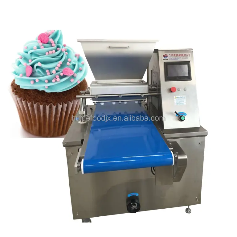 PLC kiểm soát dễ dàng hoạt động bánh depositor thương mại Giấy Cupcake Máy làm