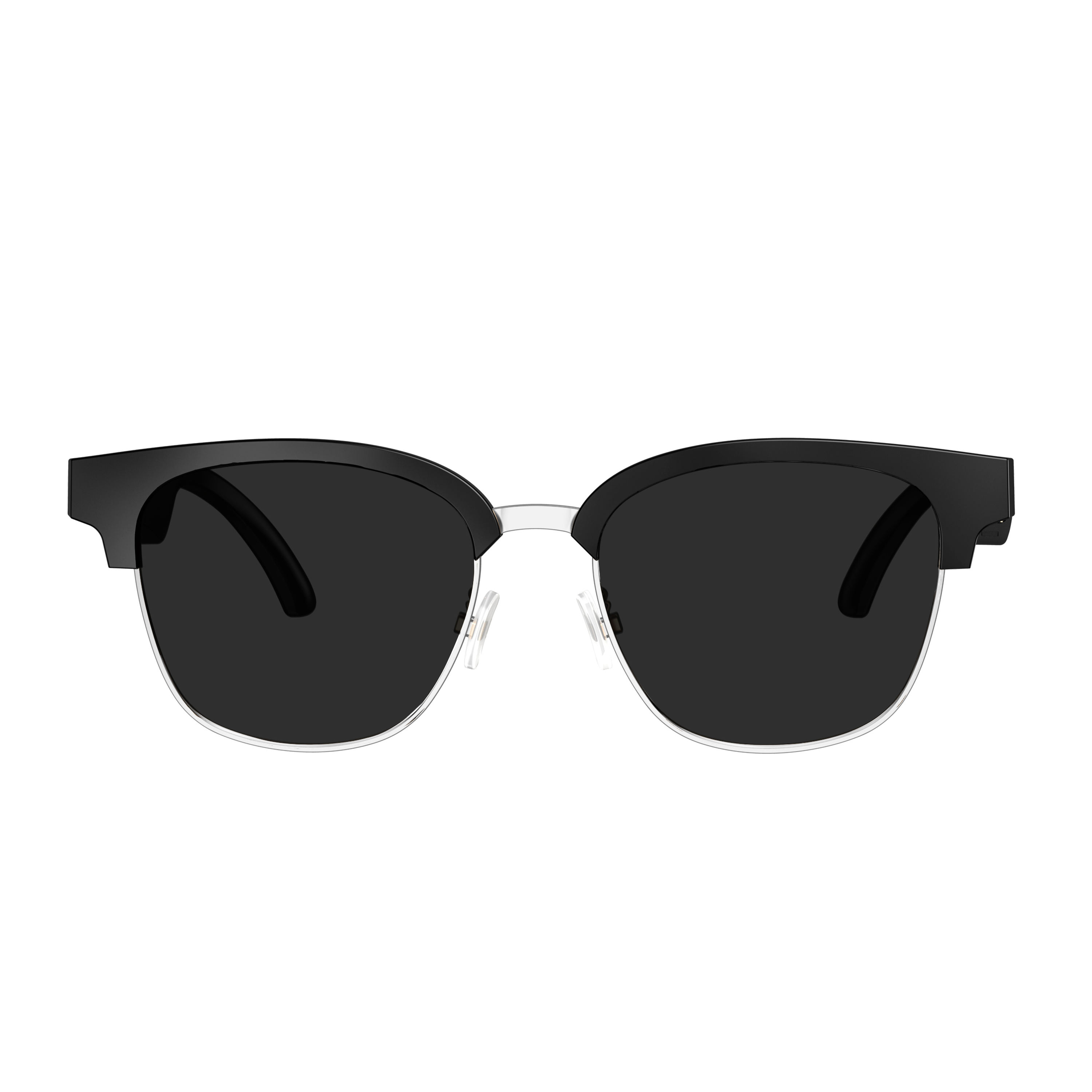 เลนส์กรอบสีดำสีเงิน