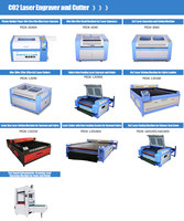 Graveur laser CO2 CNC parfait - Impression grand format 60W 80W 100W 120W 150W pour vêtements, tissus, acrylique, verre, marbre