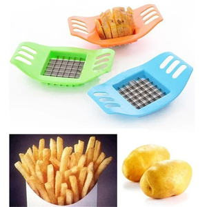 Cortador de Papas Fritas de Acero Inoxidable, Cortador de Verduras y Frutas, Cortador de Zanahorias, Herramienta de Cocina para Cortar Fácilmente Papas Fritas, Accesorios y Gadgets de Cocina - Product Image 4