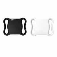 Étui de protection en silicone personnalisé pour traceur GPS d'animaux de compagnie, support AirTag pour collier de chien ou de chat, idéal pour l'extérieur - Vente en gros