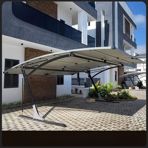 Moderno capannone mobile per auto in lega di alluminio per uso domestico tenda parasole assemblata per giardino Cross-Border Design esclusivo - Product Image 3