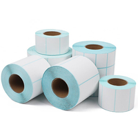 Rouleau d'étiquettes thermiques 100x50 100x100 100x150 A6 autocollantes pour codes-barres, rouleau d'étiquettes d'expédition et de livraison 4x6