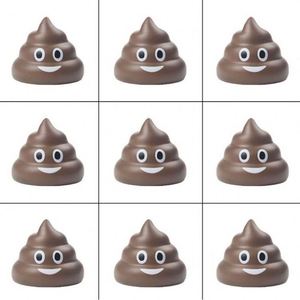 Custom logo <b>Squeeze</b> Poo Shaped Emojis Stress <b>Ball</b> Pu Foam Poo Anti Stress <b>Ball</b> with logo Personalized Squishy Toy - Product Image 4