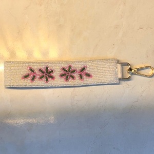Colorful Beaded <b>Key</b> <b>Ring</b> Handmade Charm Decorative Bag <b>Accessory</b> Fashion Gift for Daily Use - Product Image 1