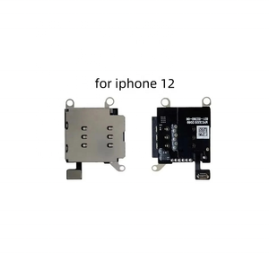 Para <span class=keywords><strong>iPhone</strong></span> <span class=keywords><strong>12</strong></span> Pro Max <span class=keywords><strong>mini</strong></span> 12mini Lector de tarjetas <span class=keywords><strong>SIM</strong></span> dual Flex Cable Bandeja Ranura Soporte Adaptador Reemplazo - Product Image 4