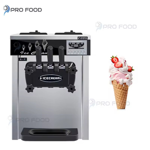 เครื่องทำไอศกรีมอัตโนมัติเกรดเชิงพาณิชย์ประสิทธิภาพสูงสามรสชาติสำหรับการผลิตน้ำนมแบบนุ่ม - Product Image 4