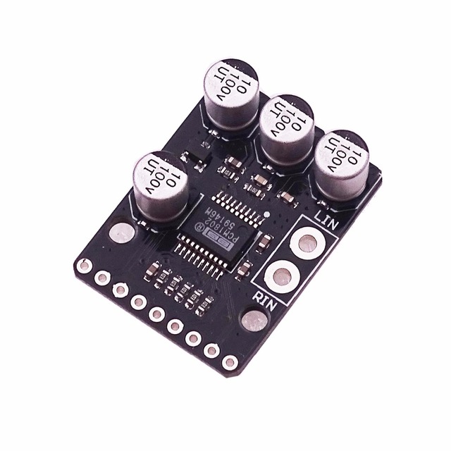 24-Bit Delta-Sigma 96-kHz Stereo A/D Converter PCM1802 ADC Decoder Digital PCM AV Amplifier Player Receiver Board Module 3.3