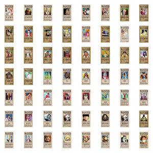 50 autocollants écologiques en PVC haute définition, vintage, sur le thème des pirates <span class=keywords><strong>de</strong></span> One Piece (<span class=keywords><strong>Nami</strong></span>, Luffy, Zoro, Chopper, etc.) - Product Image 5