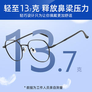Monture de lunettes polygonale Danyang 25021, petite et étroite, en métal rétro, unisexe, avec verres en résine et pont nasal standard - Product Image 5