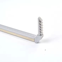 Connecteur d'angle pour joint de calfeutrage thermique, noir, 12A, en PP, type enfichable, anti-âge, résistant à la corrosion, raccord IGU, moulage de précision