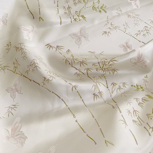 Offre Spéciale papillon en bambou de tissu Jacquard de soie de pays oriental de grain clair pour les vêtements de doublure de Kimono de robe de dame - Product Image 2