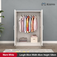 Lemari Pakaian Kamar Tidur Modern Desain Terbaru Sistem Lemari Terbuka Penyimpanan Besar Gantungan Baju Lemari Kayu