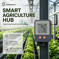 ZenMeasure Gateway de Monitoreo Ambiental 4G LTE con Soporte para Alarma Remota y Registro de Datos
