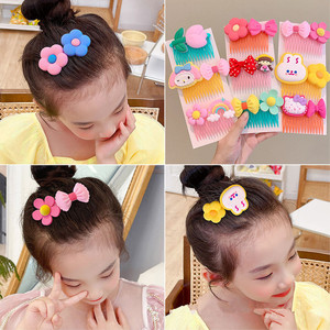 Nouveau peigne de dessin animé pour enfants mignon doux <span class=keywords><strong>cheveux</strong></span> <span class=keywords><strong>courts</strong></span> dispositif de finition dos <span class=keywords><strong>cheveux</strong></span> peigne carte <span class=keywords><strong>cheveux</strong></span> accessoires - Product Image 2