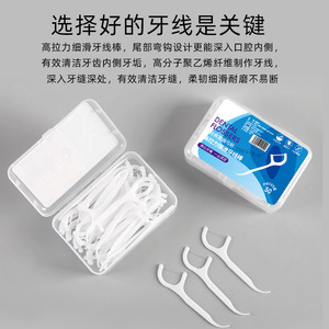 Hilos Dentales Ultrafinos Portátiles Desechables de Polímero para Limpieza Interdental en Adultos y Niños - Product Image 4