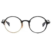 Gafas Ópticas Unisex de Alta Calidad con Diseño Nuevo, Montura Completa de Titanio Ligera, Anti-Luz Azul, Forma Geométrica sin Aro