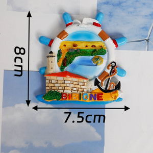 Fabbrica stampa personalizzata resina Palm Beach Vanuatu frigo magnete <span class=keywords><strong>souvenir</strong></span> - Product Image 2