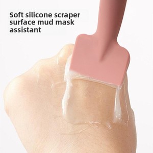 One-Piece DIY Handheld Integrated Dual-Head <b>Silicone</b> Face Mask Cleaning Brush Dropshipping for Outdoor Application Beauty <b>Tool</b> - Product Image 3