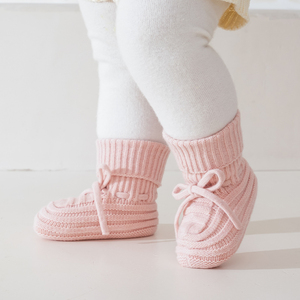 25 Herfst/Winter <span class=keywords><strong>Pre</strong></span>-Walkers Gebreide Babyschoenen En Sokken Ademende Gebreide Slofjes En Jurk Sokkenhoezen Enkelhoog Pasgeboren Vriendelijk - Product Image 3