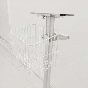 Portatile 100cm ospedale ICU paziente cardiosegno vitale del carrello <span class=keywords><strong>Monitor</strong></span> con ruote silenziose e comoda maniglia