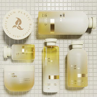Pot cosmétique KSUN PP 300g 500g, flacons en plastique vert pour shampoing et après-shampoing 120ml 250ml 300ml 500ml