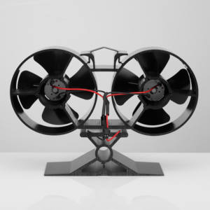 Lianliang — poêle à double moteur pour l'intérieur, brûleur de bois, 8 lames, ventilateur silencieux à double tête, poêle à chaleur - Product Image 5