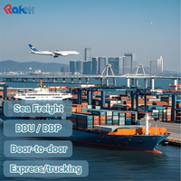 Transport maritime + express LCL porte-à-porte, dédouanement rapide, transit en 45-55 jours, assurance incluse, fret chinois