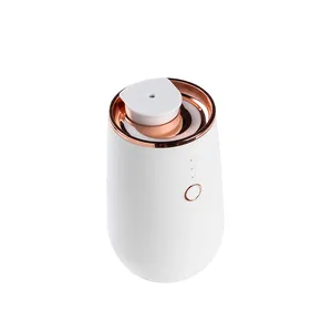 SCENTA Etiqueta Privada Habitación Pequeña USB Recargable Plástico Blanco Terapia de Aroma Tabletop Mini Difusor de Aroma de Aire Portátil