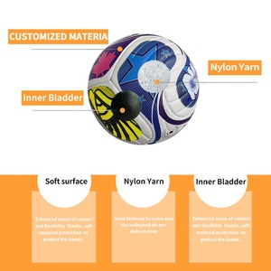 Pallone da Calcio Professionale Personalizzato Misura 4/5 Termosaldato per Partite Europee di Alto Livello Ultima Stagione Pallone per Adulti - Product Image 3