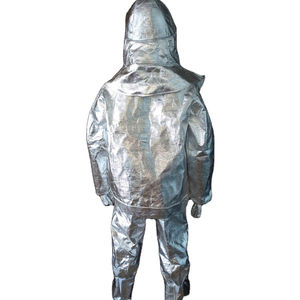 Combinaison de sécurité aluminisée ignifuge 1000 degrés Vêtements de proximité pour la lutte contre les incendies - Product Image 3